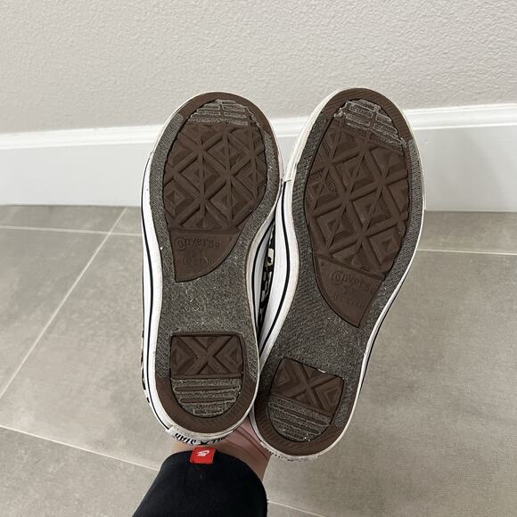 Converse Chuck Taylor All Star Shoreline Womens 7 Cheetah Print Slip On Shoes - Picture 6 of 7